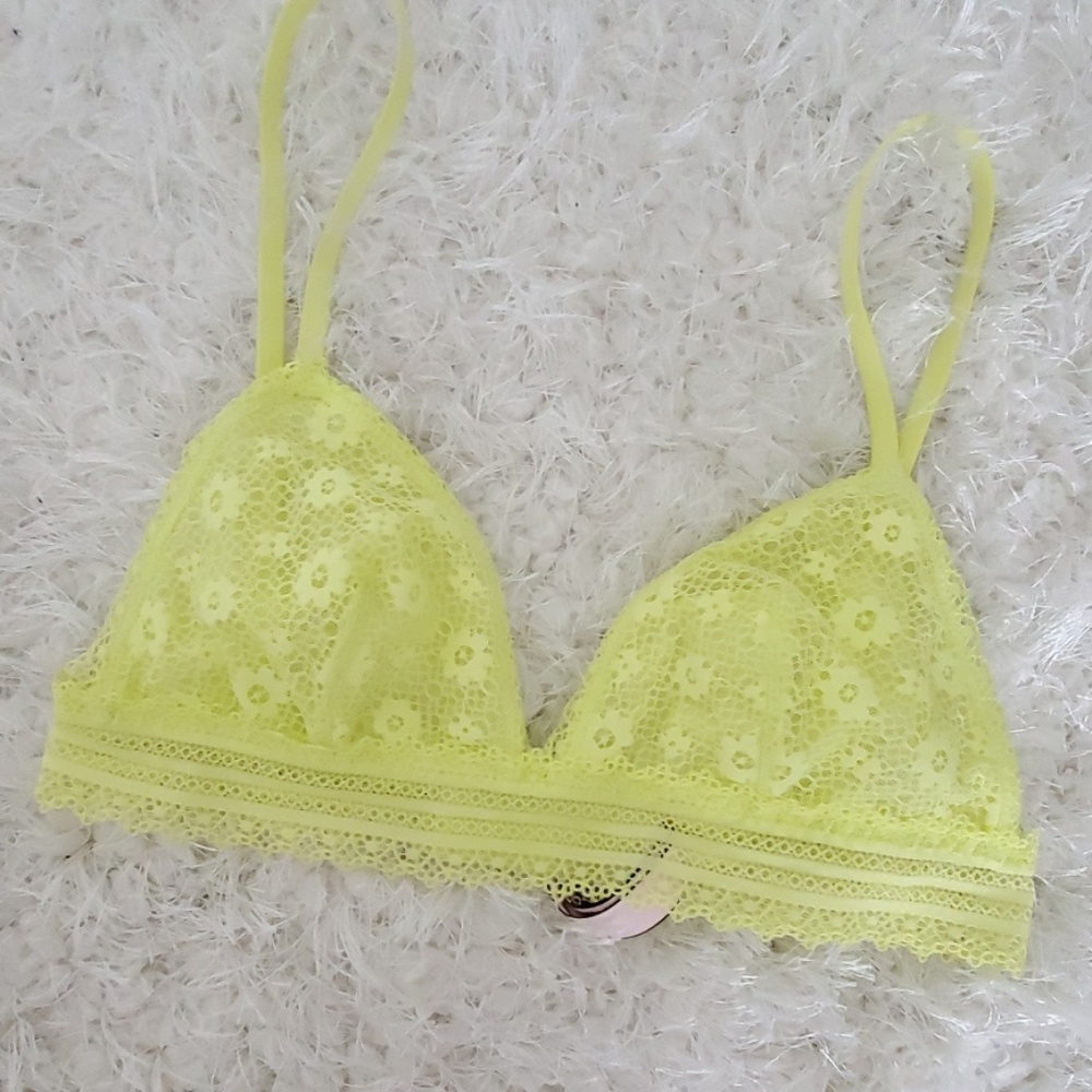 VS lemon lime bralette